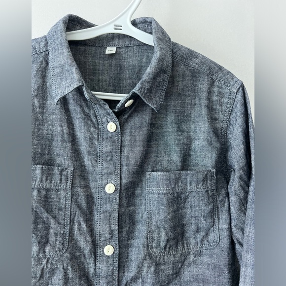 Kids chambray Muji shirt dress - tunic - Picture 4 of 6